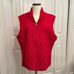 Red Quilted Vest
